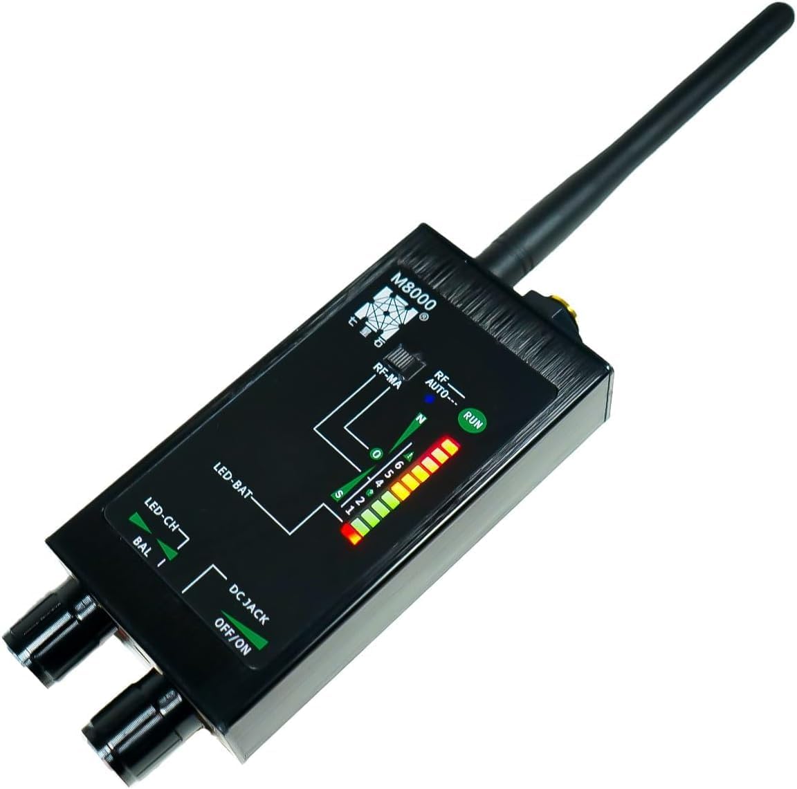 Kit Professionale Rilevatore Avanzato di Microspie, GPS e Telecamere Spia Nascoste (Floor 8000 + M99) – Set Multifunzione Doppia Protezione Anti-Spionaggio - Rilevamento Professionale Microcamere