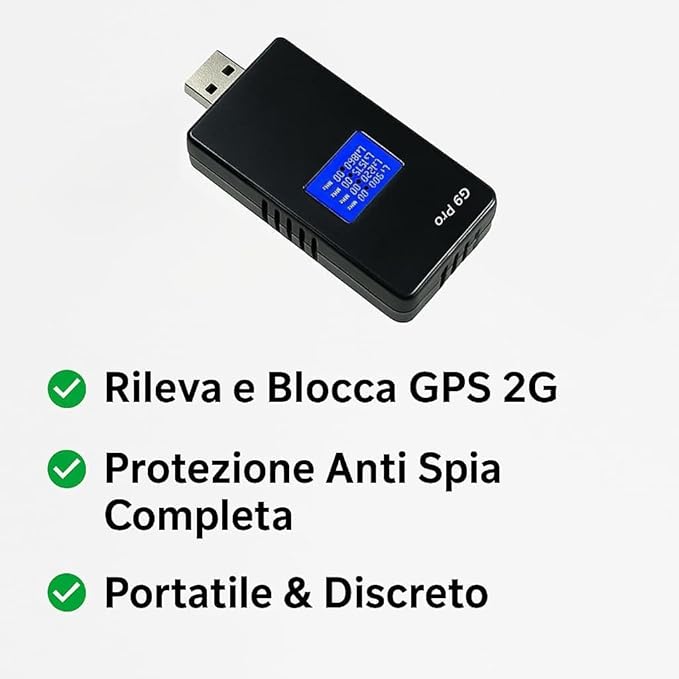 Rilevatore Microspie, Rilevatore Telecamere Nascoste e Tracker GPS, Rilevatore Anti Spia Professionale per ufficio casa Auto stop signal