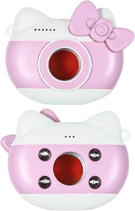 Rilevatore di telecamere nascoste – localizzatore di telecamere spia con filtro rosso – 2 velocità di lampeggio e luce fissa (Rosa) KittyScan