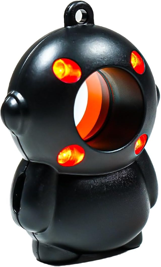 Rilevatore di Telecamere Nascoste Tascabile – MicroRilevatore Videocamera, Mini Dispositivo Portachiavi con Elegante Custodia – Protezione Privacy Sempre con Te per Viaggi Hotel Case