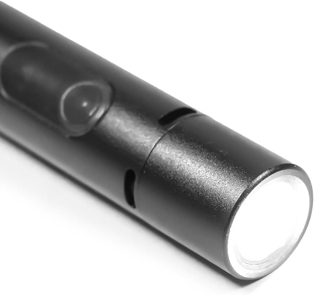 Torcia Led di Sopravvivenza Ricaricabile 3 in 1 per Autodifesa - Allarme Sonoro e Luminoso - Arco Elettrico Antivento - Per Viaggi, Campeggio ed Emergenze Varie (KACHIE) Nero (Nero) [Classe di efficienza energetica A+++]