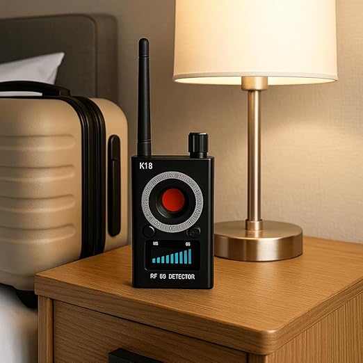 Italia - Rilevatore Microspie Professionale News Advance – Rilevamento di RF, Telecamere Spia Camere Nascoste, Microcamere Dispositivi Magnetici – Ideale Per Auto e Abitazioni (K18 2025)