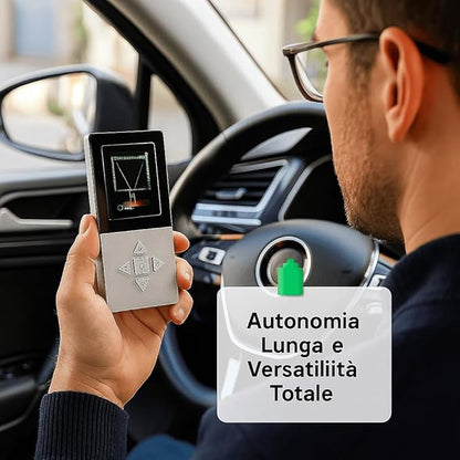 RILEVATORE DI MICROSPIE E TELECAMERE NASCOSTE professionale occultate in oggetti rilevatore di GPS e localizzatori scanner WI FI GSM per CASA, UFFICIO,AUTO viaggi Hotel case vacanze modello DX88PRO