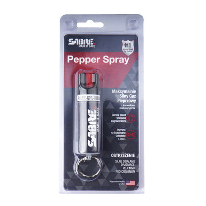Sabre Red - Pepper Gas Keychain - 16 ml - Stream - KR-14-US-02 - MADE USA
